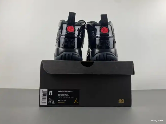 Rep Husky 9 Retro 302370-014 Jordan Patent Air Bred 0519